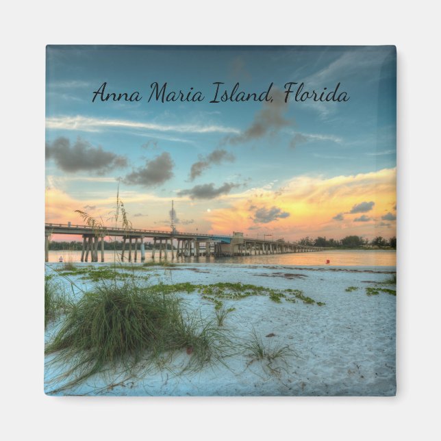 Imán Anna Maria Island Florida Magnet (Frente)
