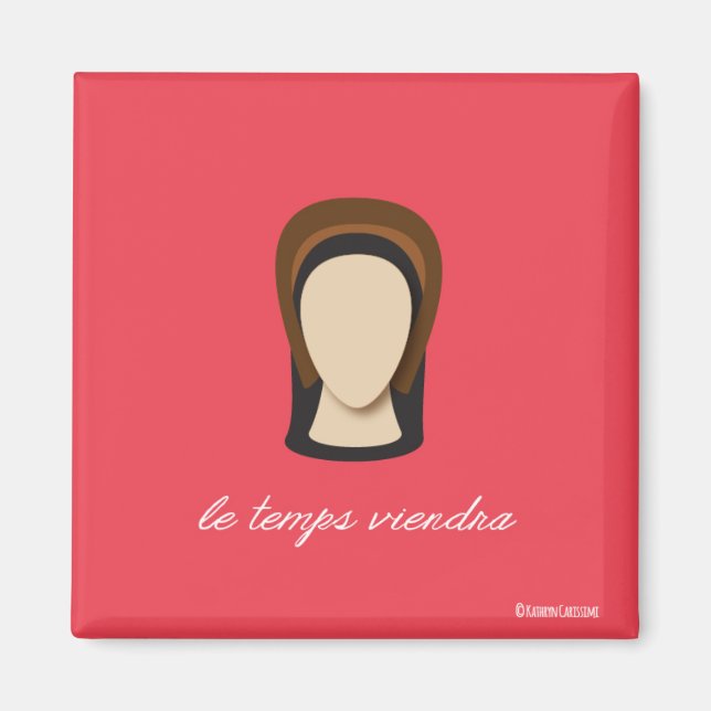 Imán Anne Boleyn "The Time Will Come" Magnet (Frente)