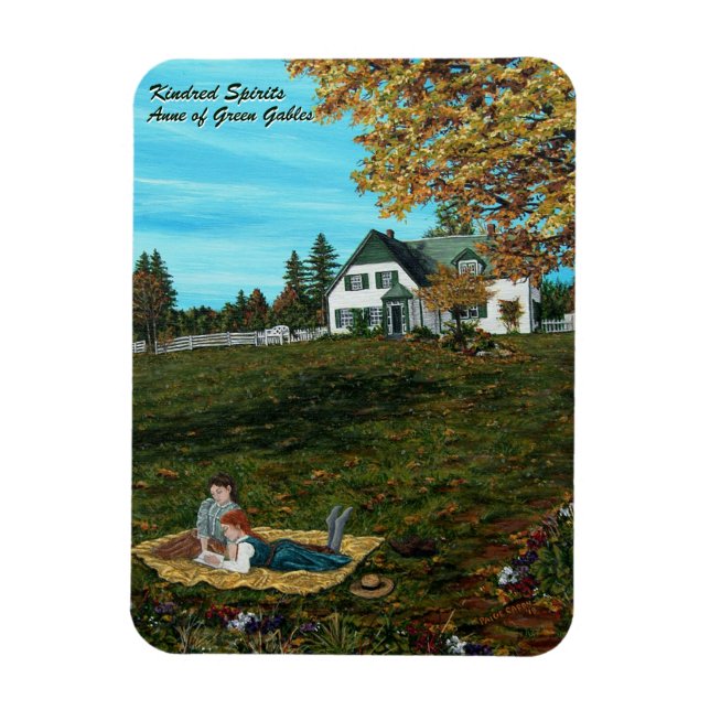 Imán Anne de Green Gables "Kindred Spirit" 3x4 Magnet (Vertical)