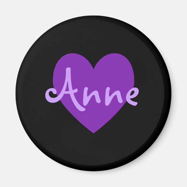 Imán Anne in Purple (Frente)