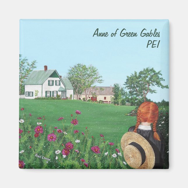 Imán Anne of Green Gables Square Magnet (Frente)