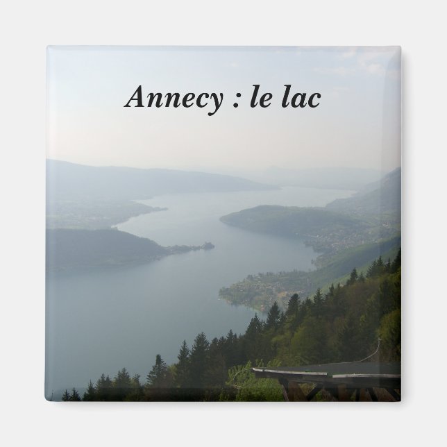Imán Annecy: el lago - (Frente)