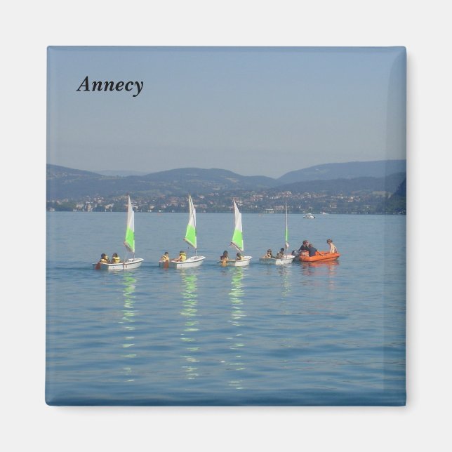 Imán Annecy: el lago - (Frente)