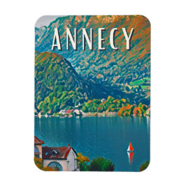Imán Annecy Photo Vintage