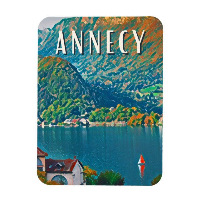 Imán Annecy Photo Vintage (Vertical)