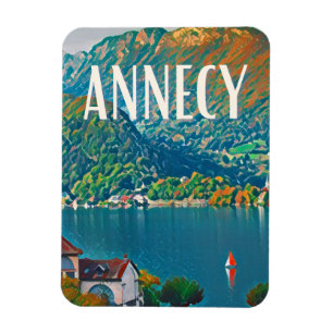 Imán Annecy Photo Vintage