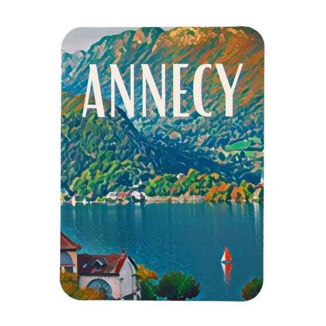 Imán Annecy Photo Vintage (Vertical)