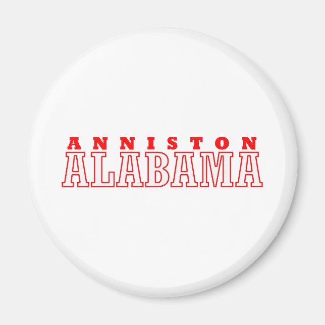 Imán Anniston, Alabama City Design (Frente)