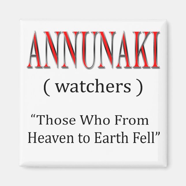 Imán Annunaki de cielo a tierra cayó (Frente)