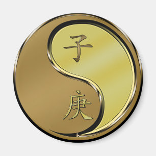 Imán Año de la Rata Metalizado