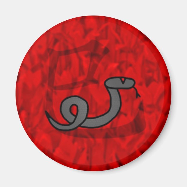 Imán Año de la serpiente (Frente)