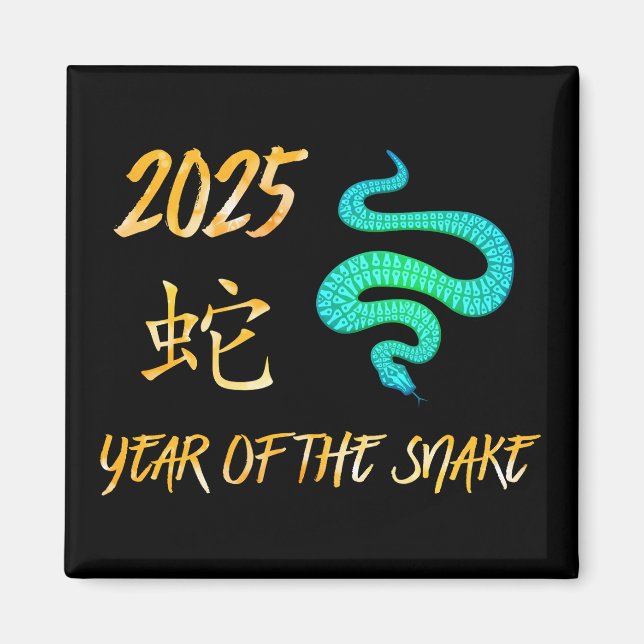 Imán Año De La Serpiente 2025 (Frente)