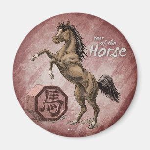 Imán Año del arte chino del animal del zodiaco del