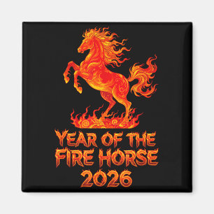 Imán Año del Caballo de Fuego, Zodiaco Chino Año Nuevo