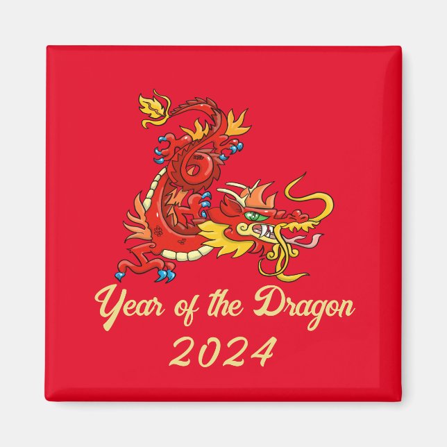 Imán Año del dragón (Frente)