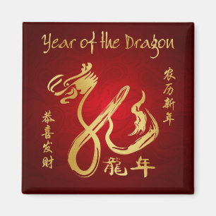 Imán Año del dragón 2012 - Año Nuevo chino
