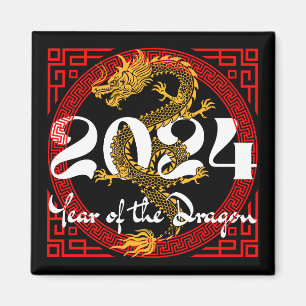 Imán Año del Dragón 2024 zodíaco chino