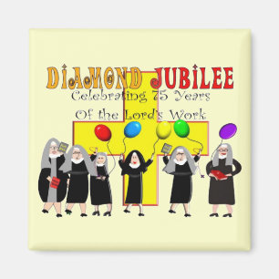 Imán Año del jubileo de diamante de las monjas 75.o de