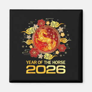 Imán Año Nuevo Chino 2026 Año Del Caballo Feliz Año Nue