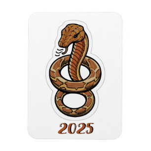 Imán Año Nuevo Chino De La Serpiente 2025