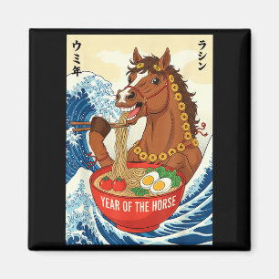 Imán Año Nuevo Chino del Caballo 2026 Ramen Me