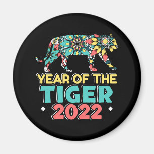Imán Año Nuevo Chino del Tigre 2022 - Mandala