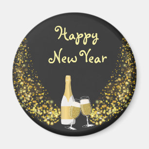 Imán Año Nuevo Feliz Año Nuevo