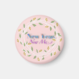 Imán Año Nuevo Tapiz para mí