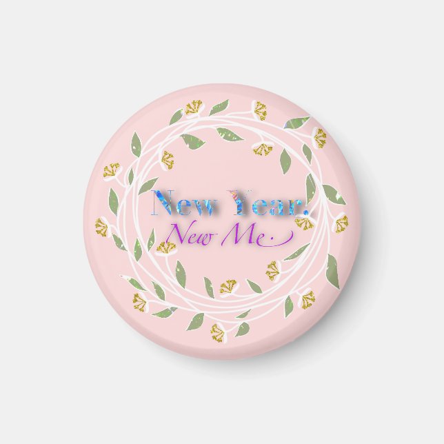 Imán Año Nuevo Tapiz para mí (Frente)