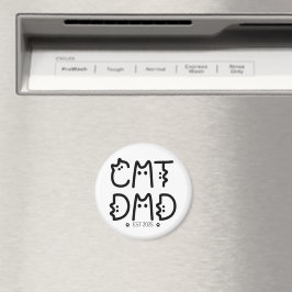 Imán Año Personalizado de papá de gato