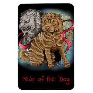 Imán Año zodiaco chino del perro