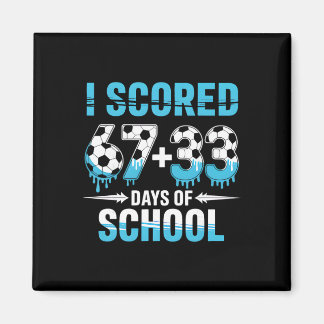 Imán Anoté 100 Días De Fútbol Escolar 100º Día De Escue