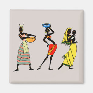 Imán Antecedentes de las mujeres africanas