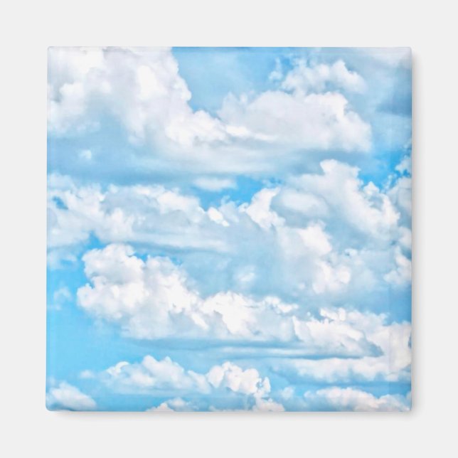 Imán Antecedentes de las nubes soleadas de Happy (Frente)