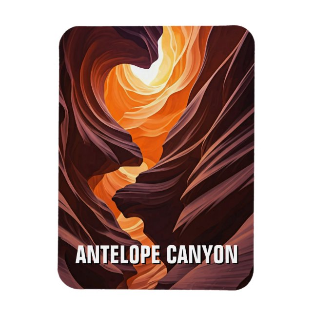 Imán Antelope Canyon Souvenir (Vertical)