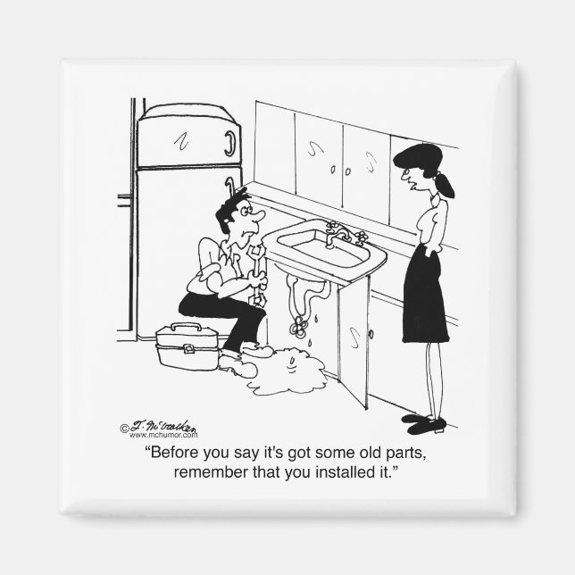 Imán Antes de decir que tiene piezas antiguas (Frente)