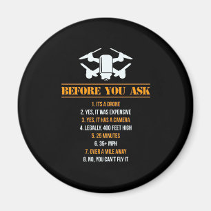 Imán Antes De Preguntar Al Piloto De Drones