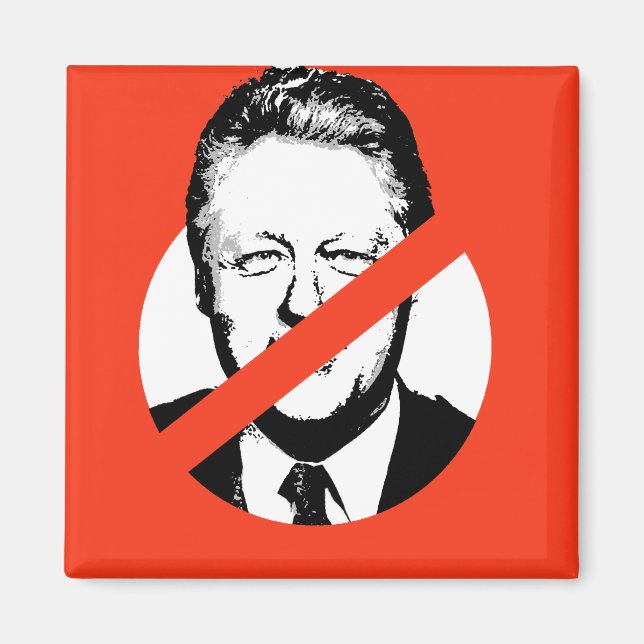 IMÁN ANTI-BILL CLINTON (Frente)