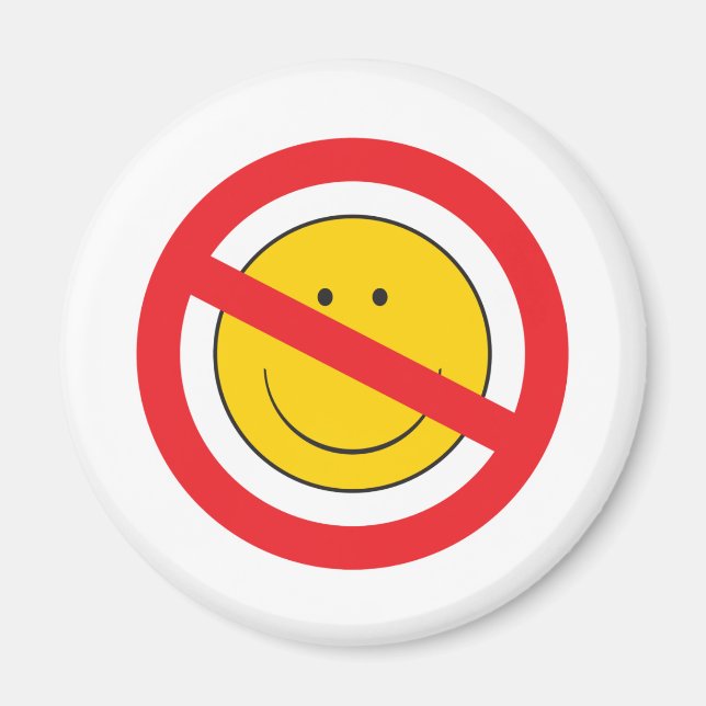 Imán Anti-Cara Sonriente (Frente)
