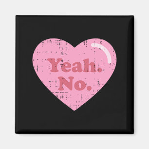 Imán Anti-Día de San Valentín 2025 Single Awareness Hea