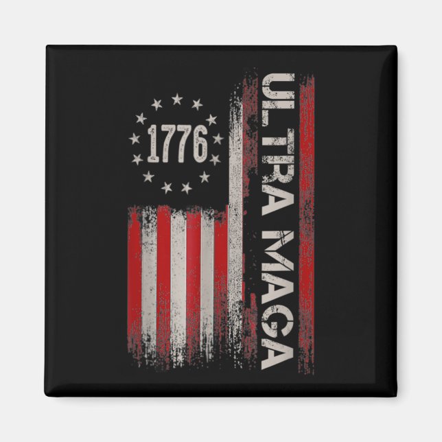 Imán Anti Joe Biden Ultra Maga El Regreso De La Gran (Frente)