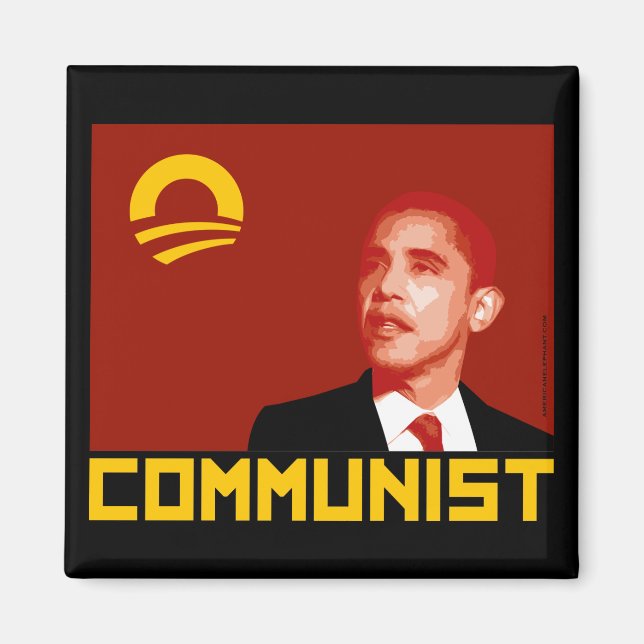 Imán Anti-Obama: Comunista de Barack Obama (Frente)