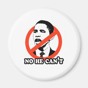 IMÁN ANTI-OBAMA/NINGÚN ÉL NO PUEDE CAMISETA
