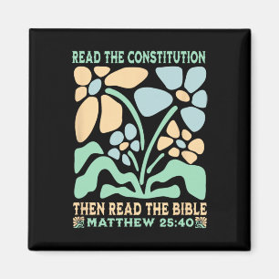 Imán Anti Trump Lee La Constitución Y La Biblia Mat