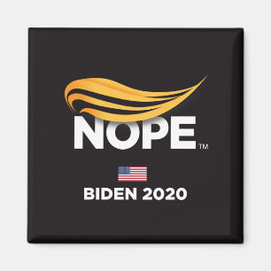 Imán Anti Trump, Trump Nope, Biden 2020