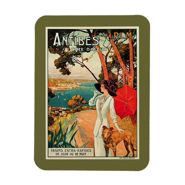 Imán Antibes ~ Cote D'Azur (Vertical)
