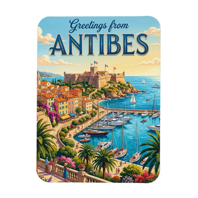 Imán Antibes Francia (Vertical)