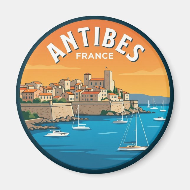 Imán Antibes Francia (Frente)