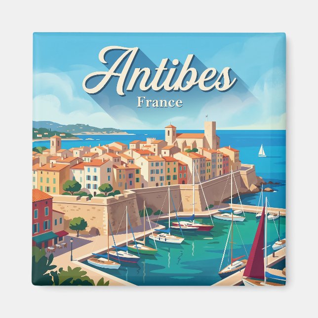 Imán Antibes Francia (Frente)