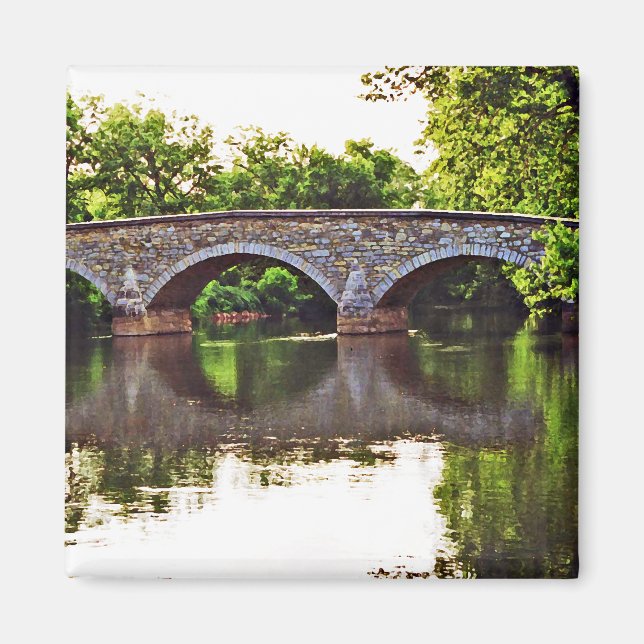 Imán Antietam Burnside Bridge (Frente)